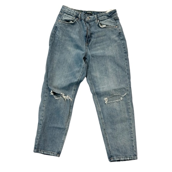 Wild Fable Highest Rise Mom Jean Distressed SIZE 12 - Picture 1 of 6